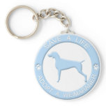 Adopt a Weimaraner Keychain