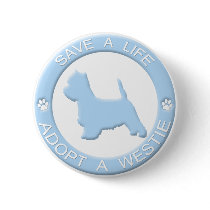 Adopt a Westie Button