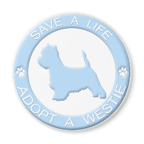 Adopt a Westie Magnet
