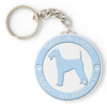 Adopt an Airedale Keychain