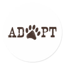 Adopt an animal stickers