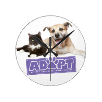 "Adopt at LRAV" Clock wall clocks