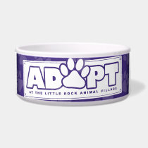 "Adopt at LRAV" Pet Bowl pet bowls
