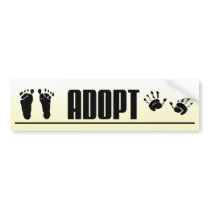 adopt bumper stickers