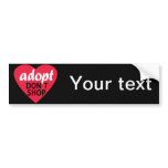 Adopt Dont Shop Bumper Stickers