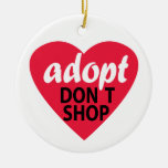 Adopt Dont Shop Christmas Tree Ornament