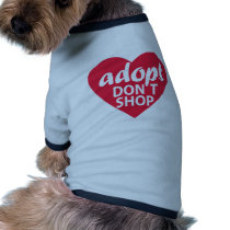 Adopt Dont Shop pet clothing