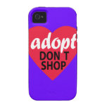 Adopt Dont Shop iPhone 4 Cases
