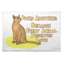 Adopt From The Pound Place Mats