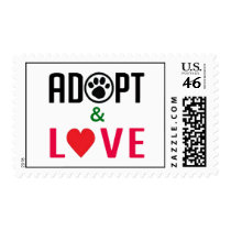 Adopt & Love Postage Stamps