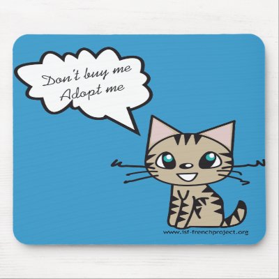 Adopt mouse mat me mouse pad by ISFFPShop