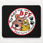 Adopt your next BFF-Animal Rescue Mouse Pads