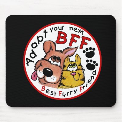 Adopt your next BFF-Animal Rescue Mouse Pads by creationhrt
