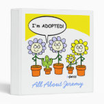 Adopted Baby Scrapbook Album 3 Ring Binders