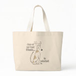 Adopted~FawnandWhite Canvas Bag