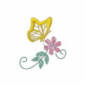 Adopted Mother Butterfly Embroidered Shirt embroidered shirts