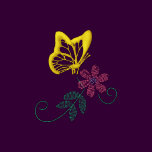 Adopted Mother Butterfly Embroidered Shirt