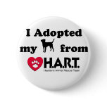 Adopted my Dog Button