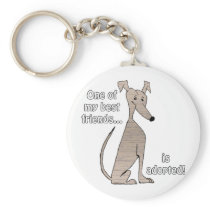 Adopted~RedBrindle keychains