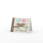 Adoption Announcement  - Bird's Nest Card
