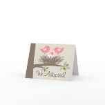 Adoption Announcement for Gay Couple - Bird's Nest Card