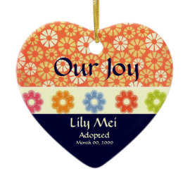 Adoption Announcement Keepsake zazzle_ornament