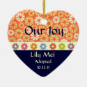 Adoption Announcement Keepsake Christmas Tree Ornaments