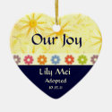 Adoption Announcement Keepsake Ornaments