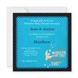 Adoption Baby Shower Boy Invite
