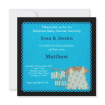 Adoption Baby Shower Boy Announcement