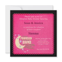 Adoption Baby Shower Girl Invitations