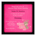 Adoption Baby Shower Girl Invitations
