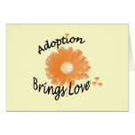 Adoption Brings Love Card cards