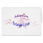 Adoption Brings Love Card cards