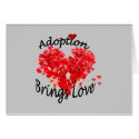 Adoption Brings Love Card
