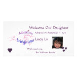 Adoption Brings Love Photo Card