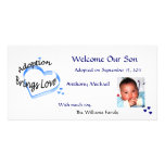Adoption Brings Love Photo Card