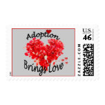 Adoption Brings LOVE Postage Stamps stamps