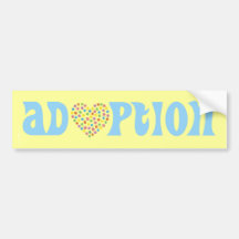 adoption bumper sticker
