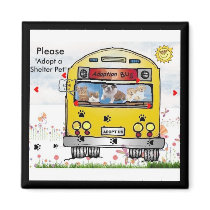 Adoption Bus for Cat's & Dog's Magnet