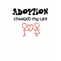 Adoption changed my life t-shirts