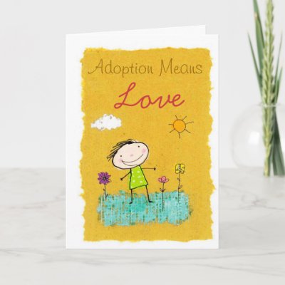 adoption congratulations card