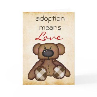 adoption congratulations card card