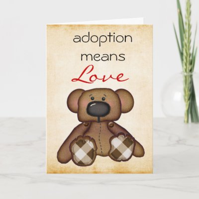 adoption congratulations card