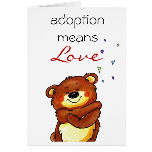 Adoption Card Messages For Child