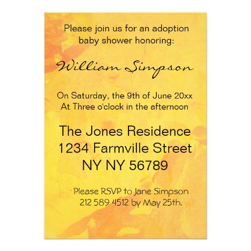 adoption day party invitation