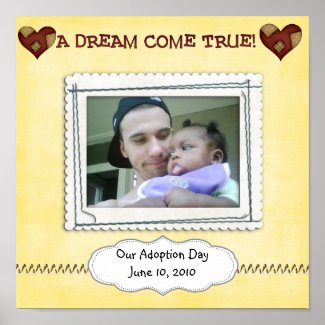 adoption day poster print