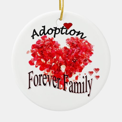 adoption forever family ornament zazzle adoption forever family ornament zazzle