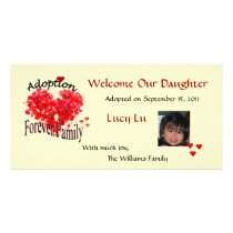 Adoption Forever Family Photo Card