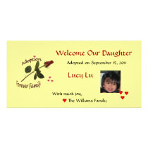 Adoption Forever Family Photo Card